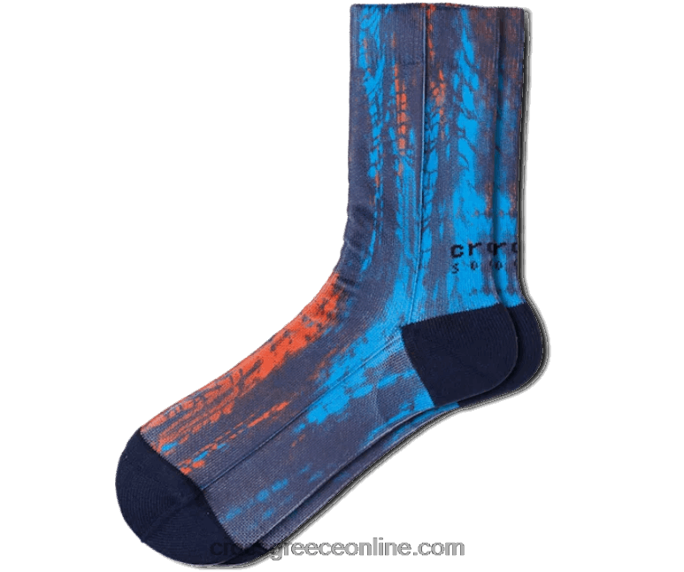 κάλτσες digi dye crew βαθύ ναυτικό/πολυπλ BPZ6D1227 Crocs