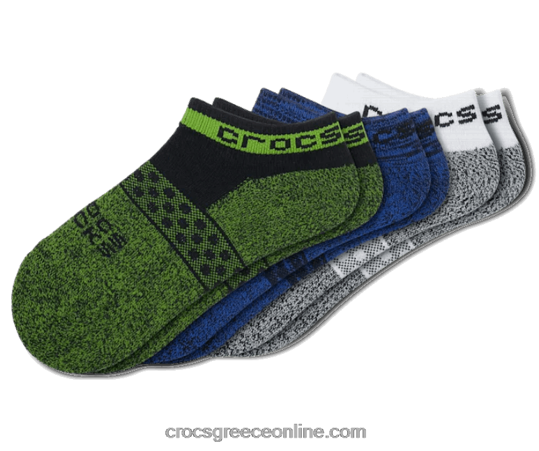 παιδιά κάλτσες low easy εικονίδιο 3-pack μαύρο/πολλαπλό BPZ6D1458 Crocs