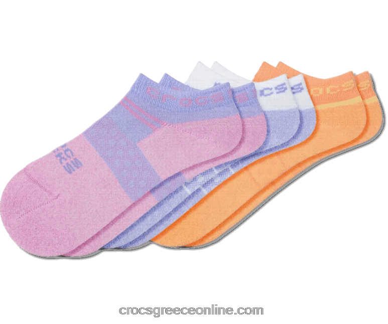 παιδιά κάλτσες low pool party 3 πακέτο τροπικό/λευκό BPZ6D1464 Crocs