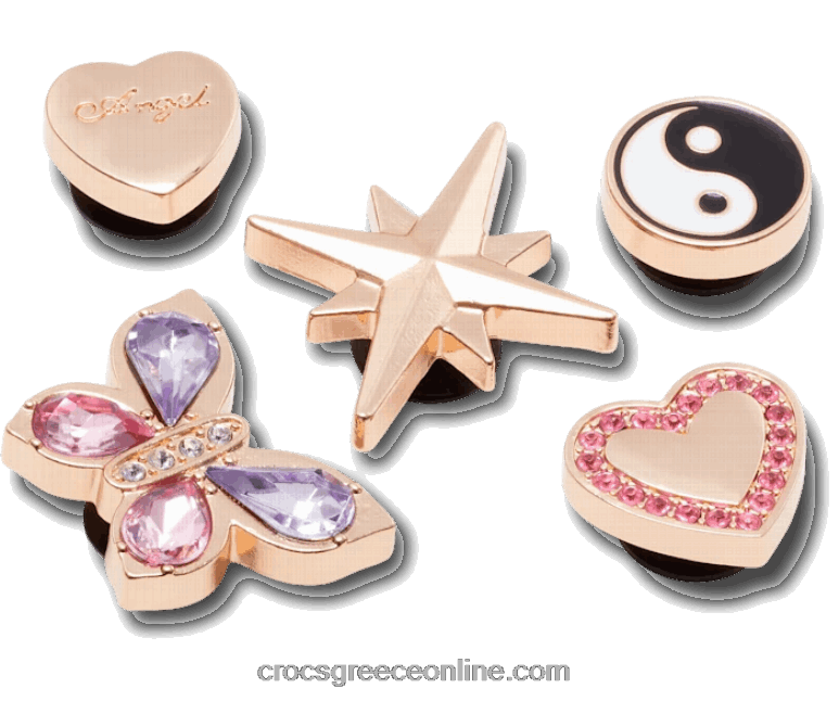 ροζ και χρυσό πακέτο 5BPZ6D1021 Crocs
