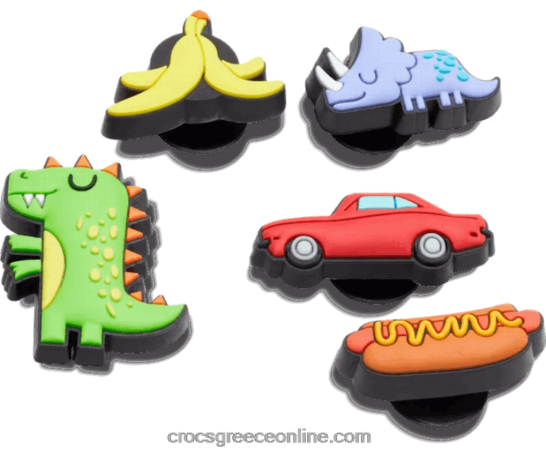 νεαρό αγόρι κινούμενα σχέδια 5 πακέτοBPZ6D1002 Crocs