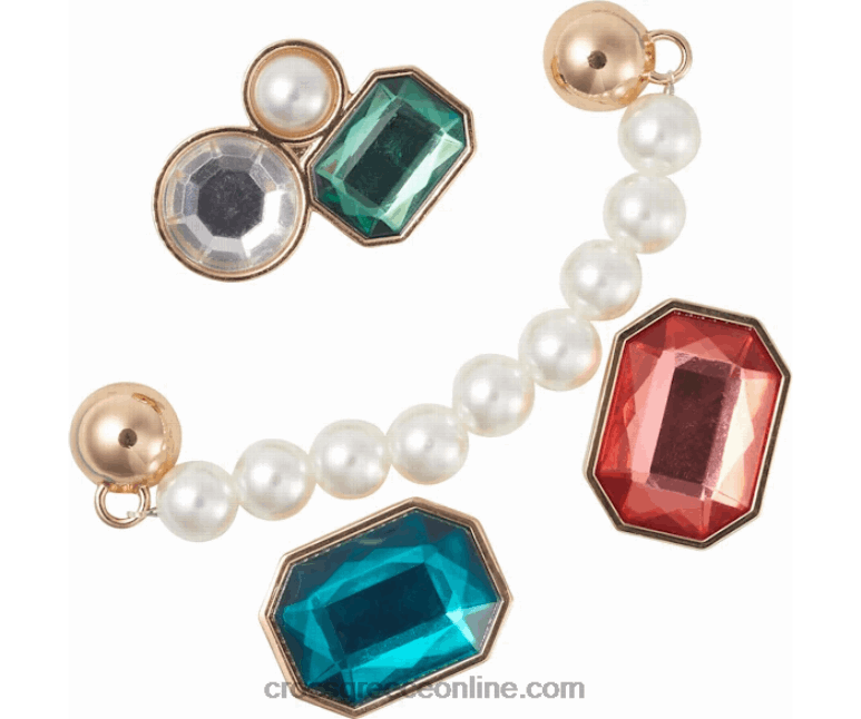 βαθύ χρώμα πολύτιμος λίθος 5 συσκευασίαBPZ6D1004 Crocs