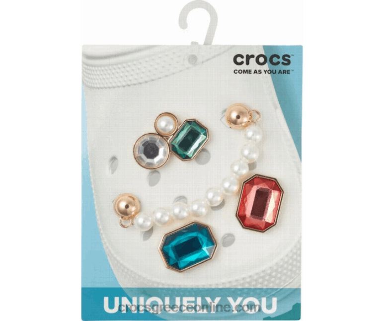 βαθύ χρώμα πολύτιμος λίθος 5 συσκευασίαBPZ6D1004 Crocs