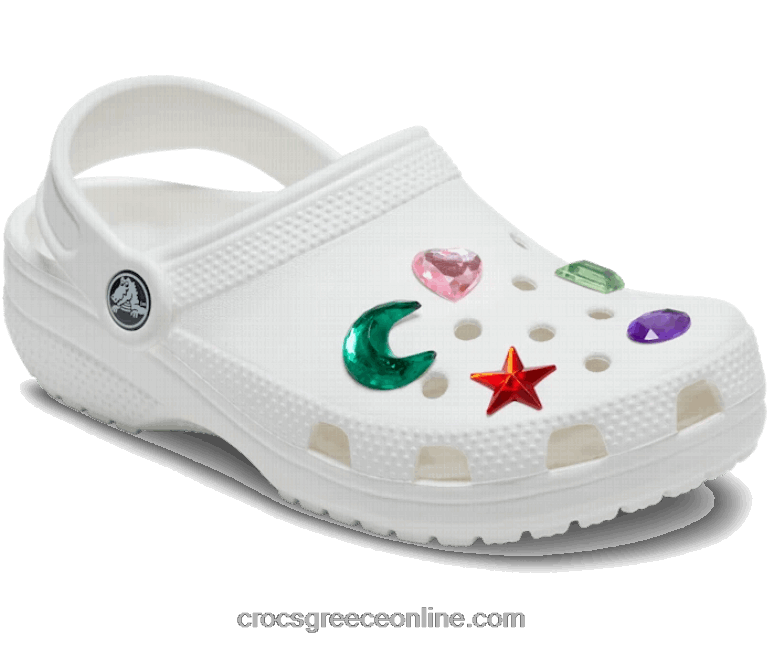 ανυψωμένο πολύτιμο λίθο 5 πακέτοBPZ6D1006 Crocs