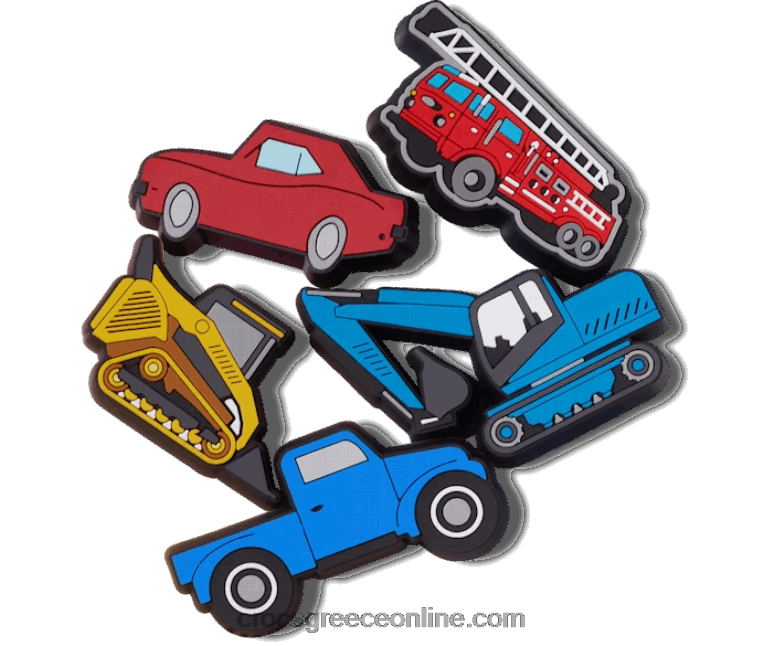 αυτοκίνητα φορτηγά 5 πακέτοBPZ6D739 Crocs