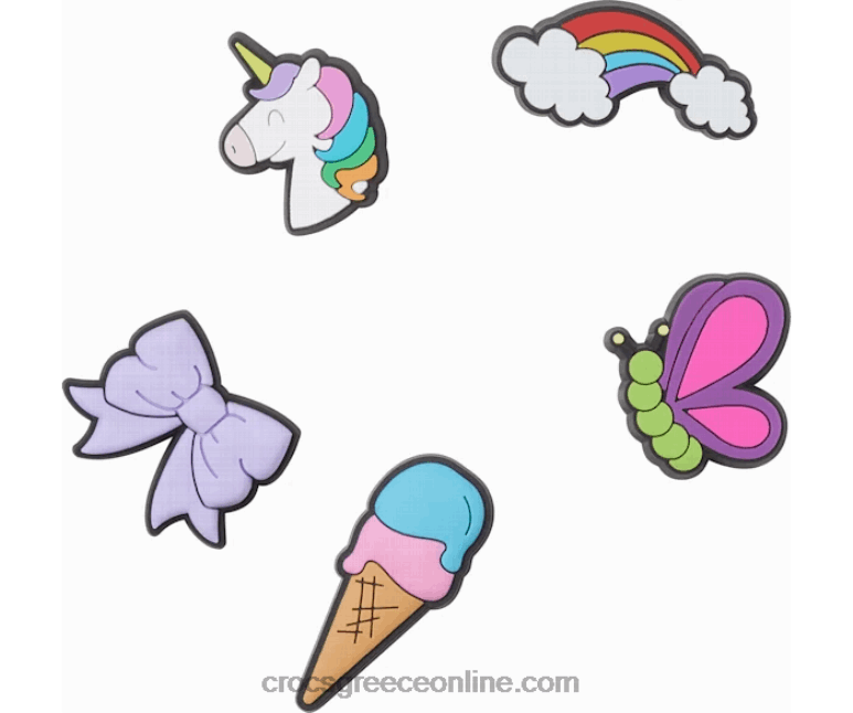 νεαρή κοπέλα κινούμενα σχέδια 5 πακέτοBPZ6D978 Crocs