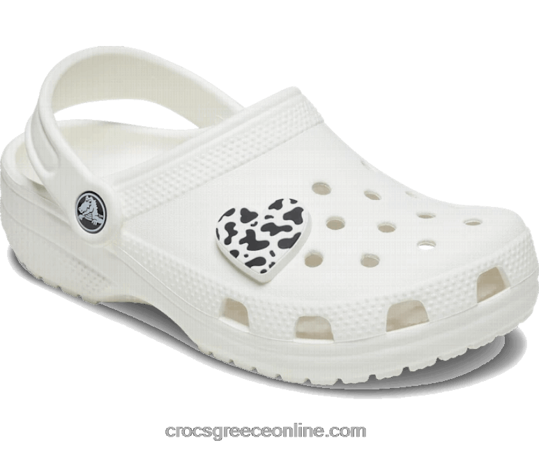 καρδιά εκτύπωσης αγελάδαςBPZ6D1027 Crocs