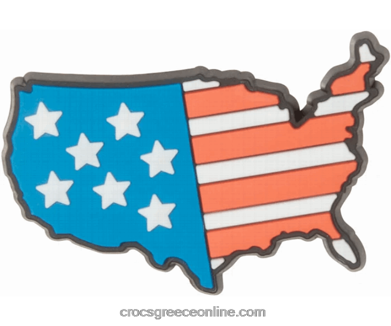 χάρτης της σημαίας των ΗΠΑBPZ6D1166 Crocs