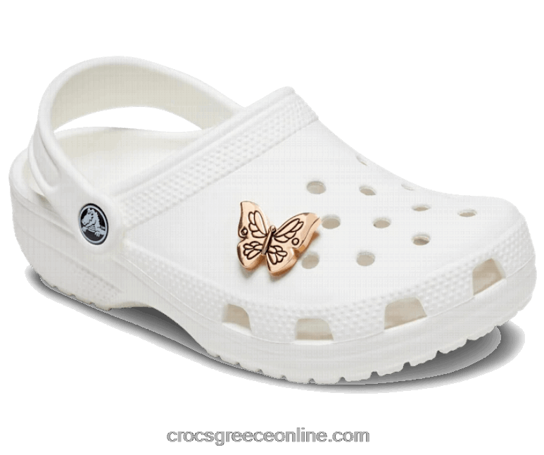 χρυσό περίγραμμα πεταλούδαBPZ6D684 Crocs