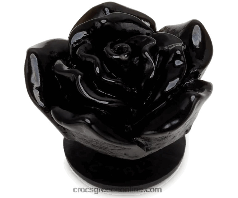 μαύρο λουλούδιBPZ6D703 Crocs
