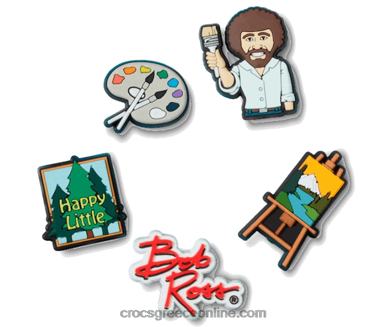 bob ross 5 πακέτοBPZ6D873 Crocs