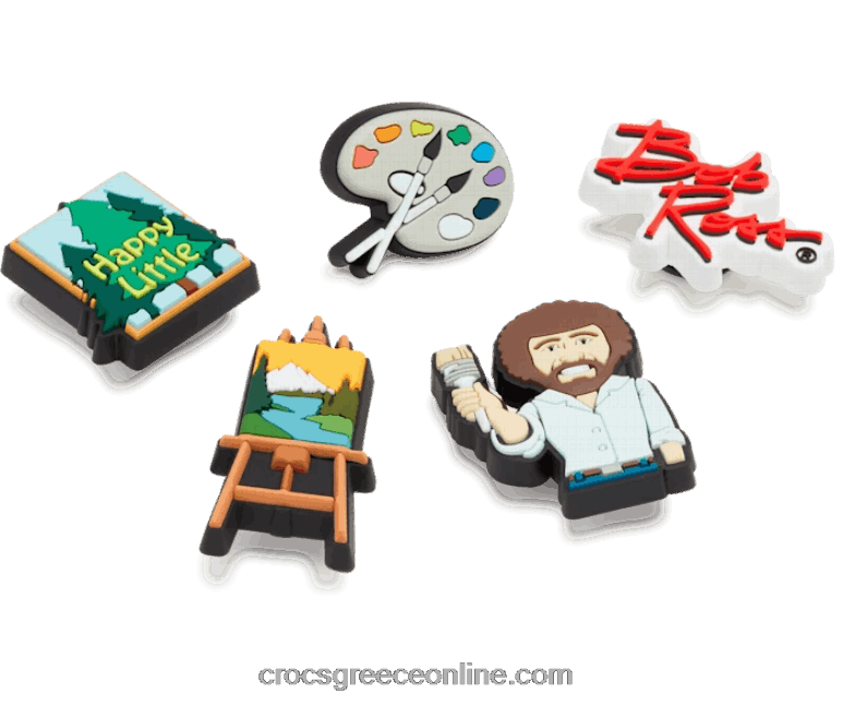 bob ross 5 πακέτοBPZ6D873 Crocs