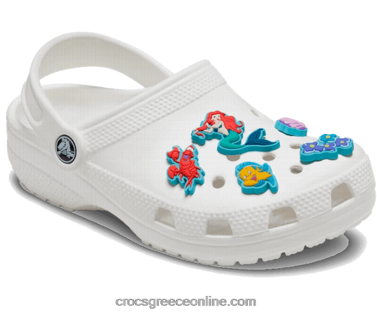 η μικρή γοργόνα της disney με τη βέρα μπράντλεϊ πριγκίπισσα Άριελ 5 πακέτοBPZ6D970 Crocs