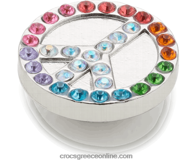 glitter υπερυψωμένο σημάδι ειρήνηςBPZ6D688 Crocs