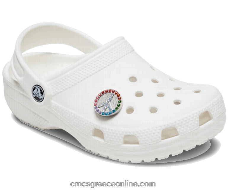 glitter υπερυψωμένο σημάδι ειρήνηςBPZ6D688 Crocs