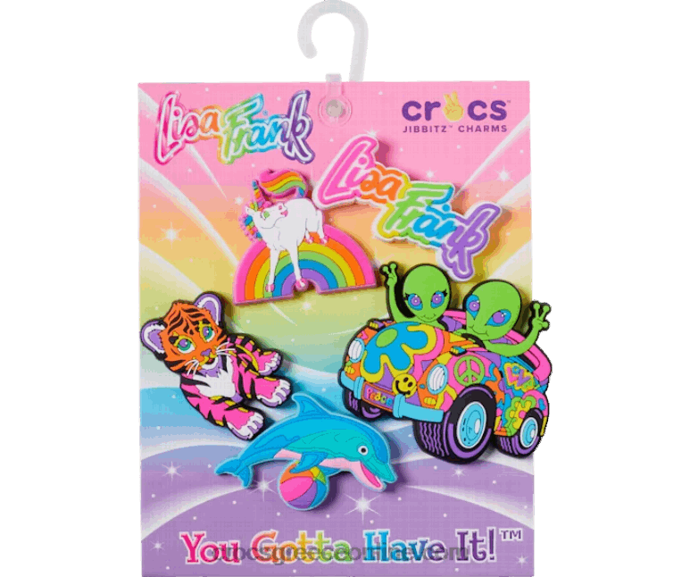 lisa frank 5 πακέτοBPZ6D971 Crocs
