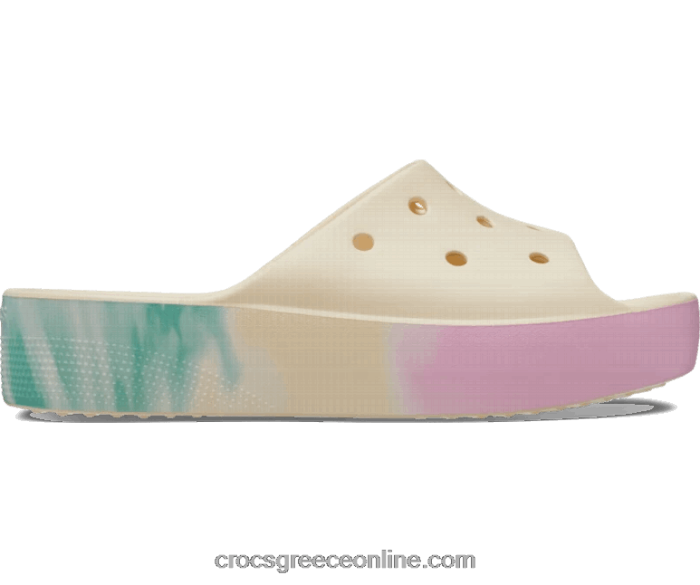 γυναίκες κλασική πλατφόρμα ombre διαφάνεια βανίλια/πολλαπλ BPZ6D431 Crocs
