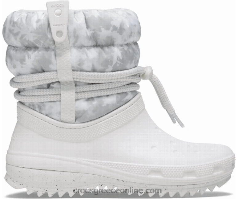 γυναίκες κλασική neo puff luxe μπότα σχεδόν λευκό/ανοιχτό γκρι BPZ6D344 Crocs