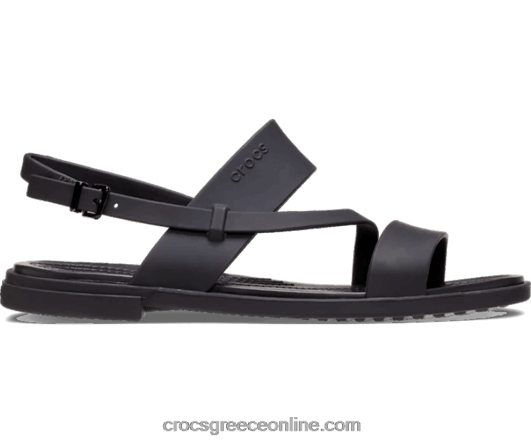 γυναίκες σανδάλι με τιράντες τουλουμ μαύρος BPZ6D430 Crocs