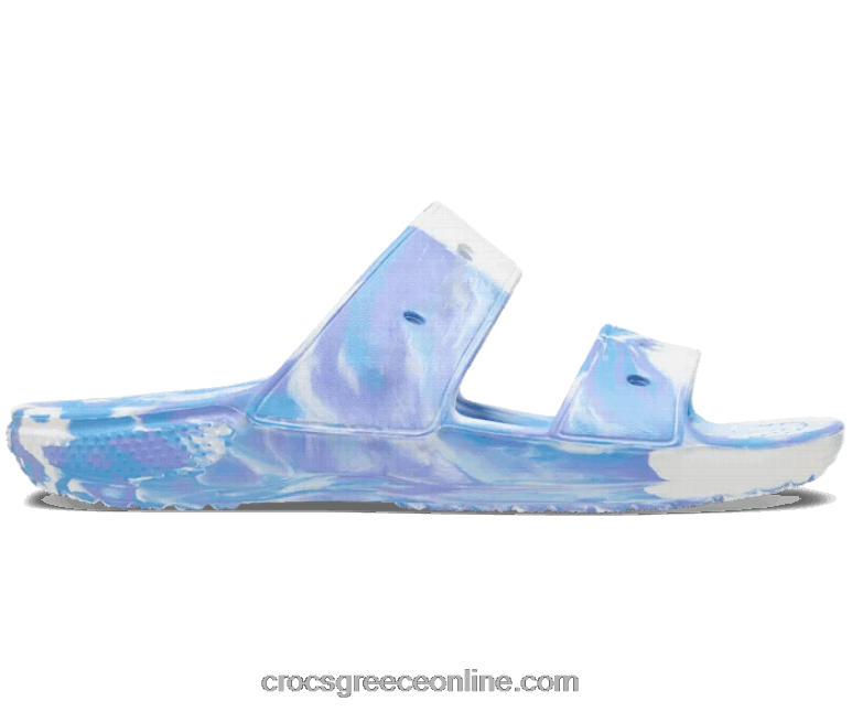 γυναίκες κλασικό μαρμάρινο σανδάλι λευκό/οξυγόνο BPZ6D533 Crocs