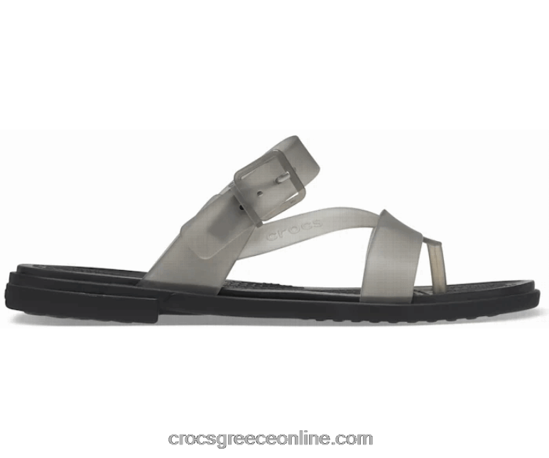 γυναίκες ημιδιαφανής στύλος δακτύλων τουλουμ μαύρος BPZ6D570 Crocs