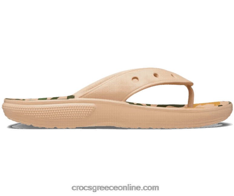 γυναίκες κλασικό εμπριμέ camo flip chai/camo BPZ6D499 Crocs