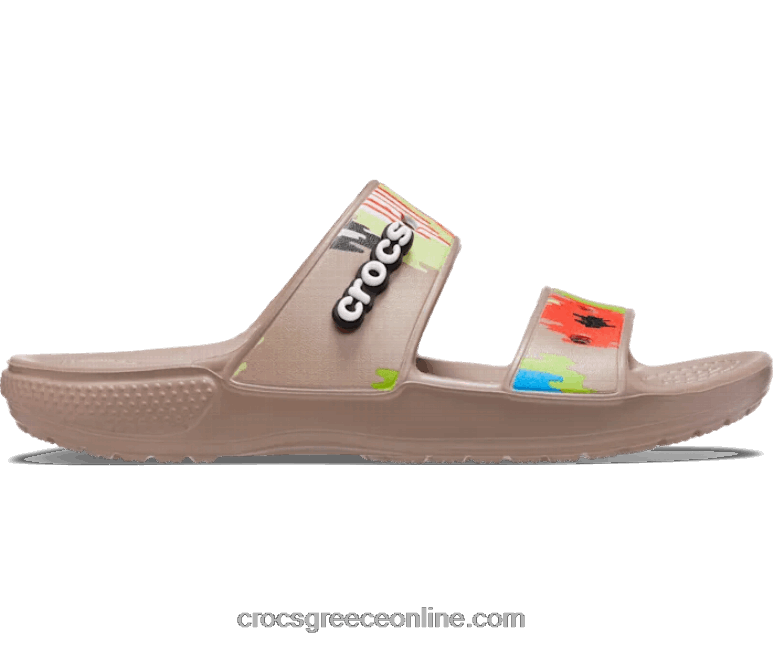 γυναίκες κλασικό σανδάλι ikat μανιτάρι/πολυπλ BPZ6D485 Crocs