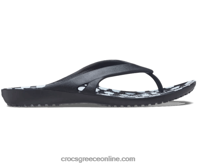 γυναίκες kadee ii card print flip μαύρο άσπρο BPZ6D439 Crocs
