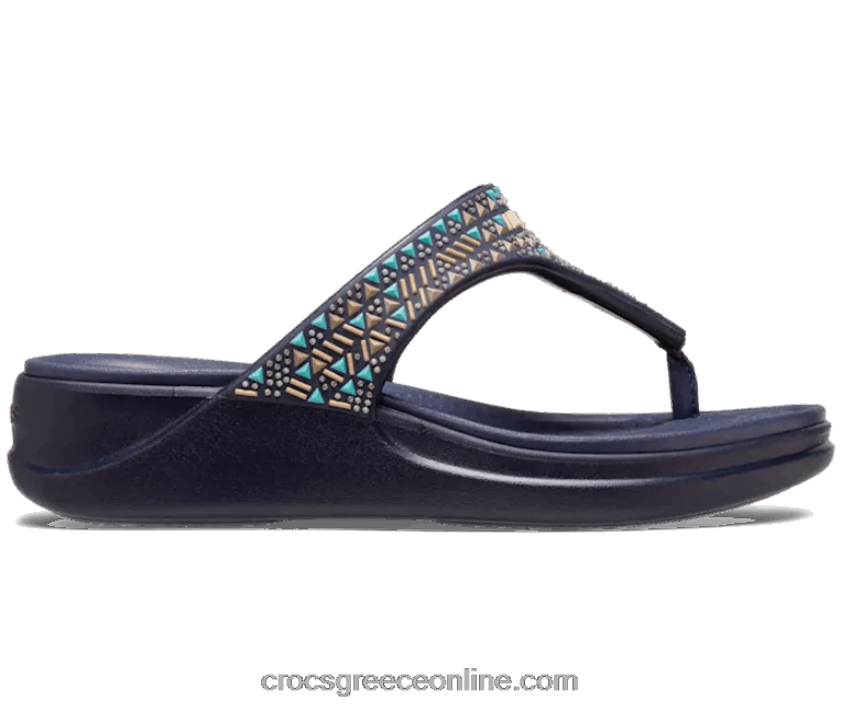 γυναίκες monterey ii μενταγιόν σφήνα αναστροφή βαθύ ναυτικό BPZ6D376 Crocs