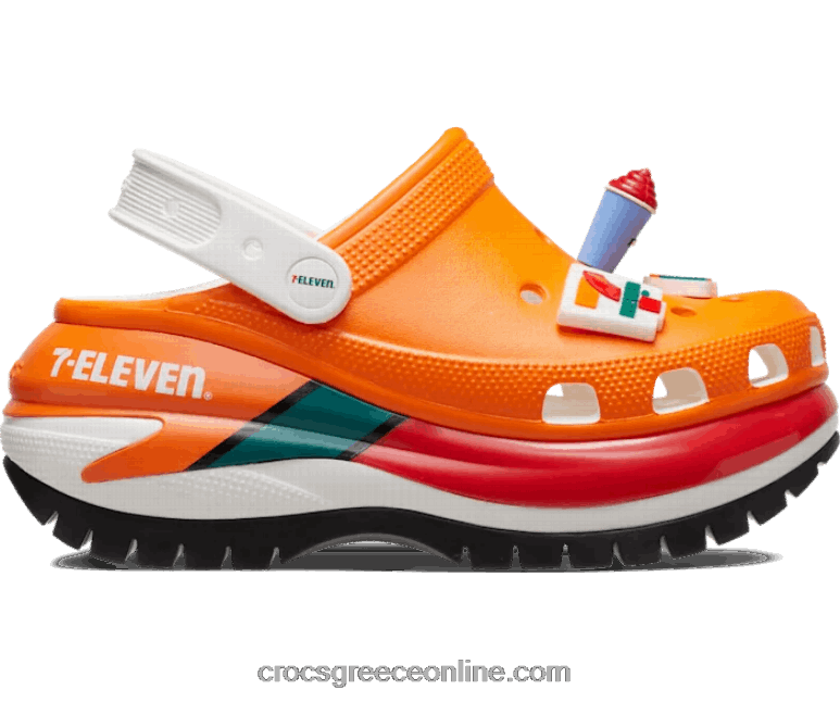 γυναίκες 7-eleven x crocs mega crush clog πορτοκάλι (κοράλι) BPZ6D167