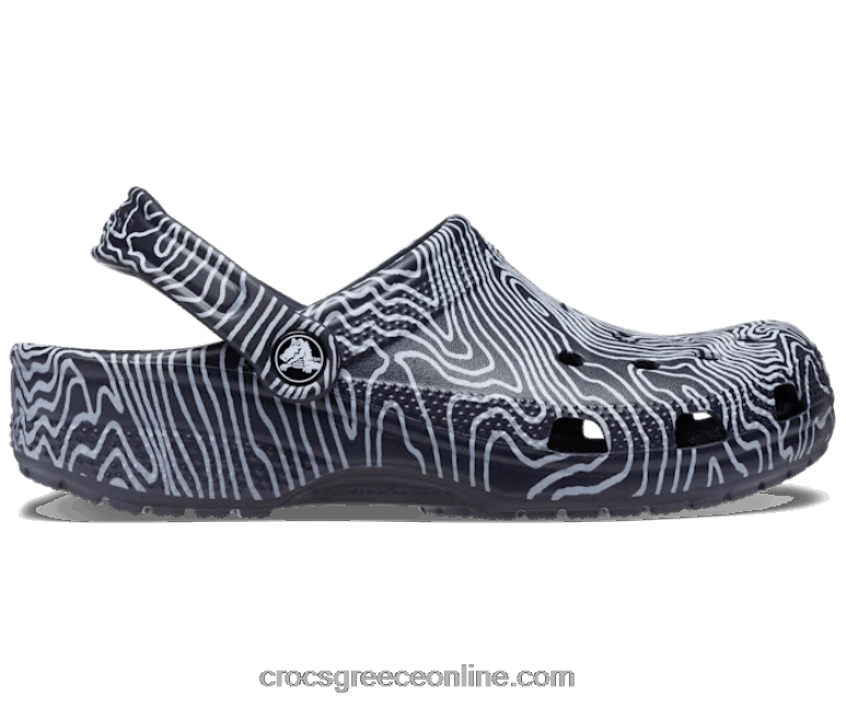 γυναίκες κλασικό τοπογραφικό τσόκαρα βαθύ ναυτικό/πολυπλ BPZ6D134 Crocs