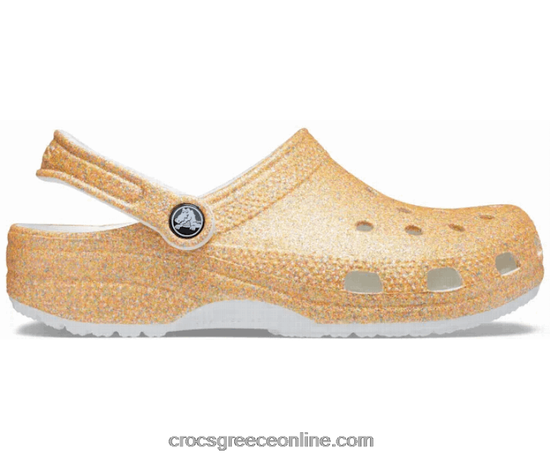 γυναίκες κλασικό γκλίτερ τσόκαμα πορτοκαλί σορμπέ γκλίτερ BPZ6D140 Crocs