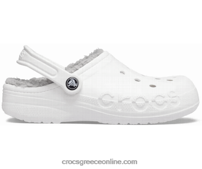 γυναίκες τσόκαμα με επένδυση μπάγια λευκό/ανοιχτό γκρι BPZ6D237 Crocs