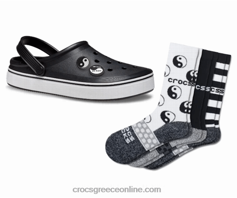 γυναίκες πακέτο ειρήνης και αγάπης μαύρος BPZ6D42 Crocs