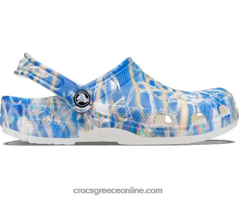 γυναίκες κλασικό υπερ-πραγματικό τσόκαμα πολυ/λευκό BPZ6D78 Crocs