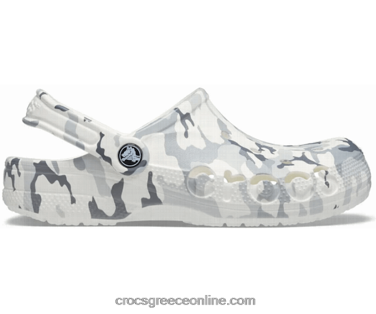 γυναίκες τσόκαμα με εποχιακή εκτύπωση baya λευκό/καμο BPZ6D222 Crocs