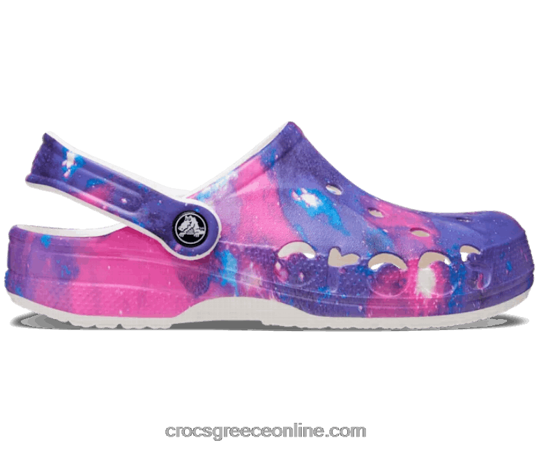 γυναίκες τσόκαμα με εποχιακή εκτύπωση baya λευκό/πολλαπλό BPZ6D227 Crocs