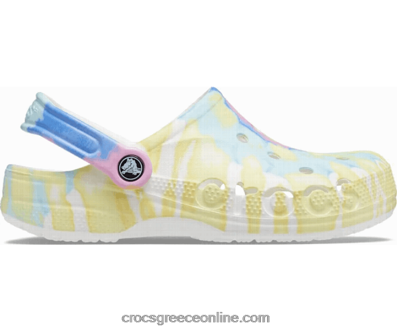 γυναίκες τσόκαρα baya tie-dye λευκό/πολλαπλό BPZ6D263 Crocs