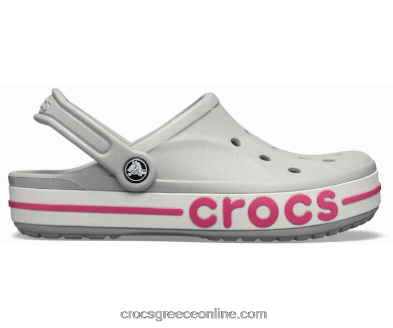 γυναίκες τσόκαρα bayaband ανοιχτό γκρι/ροζ καραμέλα BPZ6D193 Crocs