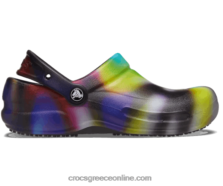 γυναίκες clog γραφικών μπιστρό νέον πολυ/μαύρο BPZ6D199 Crocs