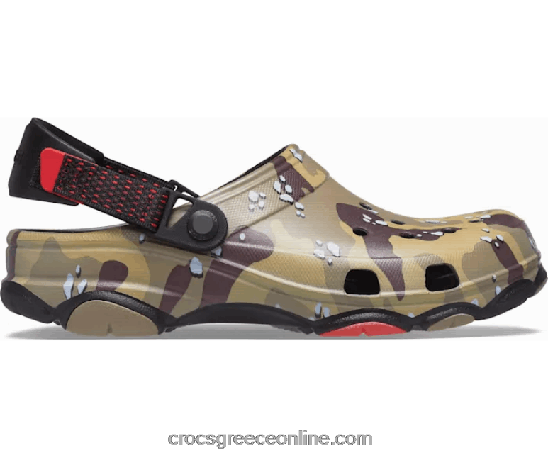γυναίκες κλασικό τσόκαμα παντός εδάφους desert camo μαύρο καφέ BPZ6D240 Crocs