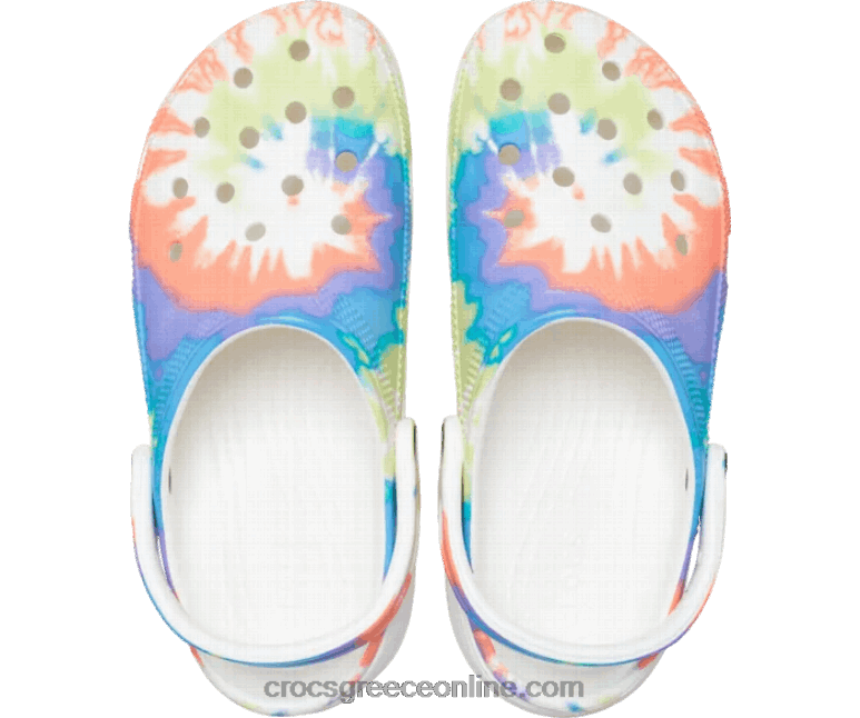 γυναίκες κλασικό τσόκαμα πλατφόρμας tie-dye γραφικώνBPZ6D596 Crocs