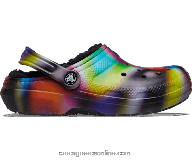 άνδρες κλασικό σολάριουμ με επένδυση μαύρο/πολλαπλό BPZ6D1298 Crocs