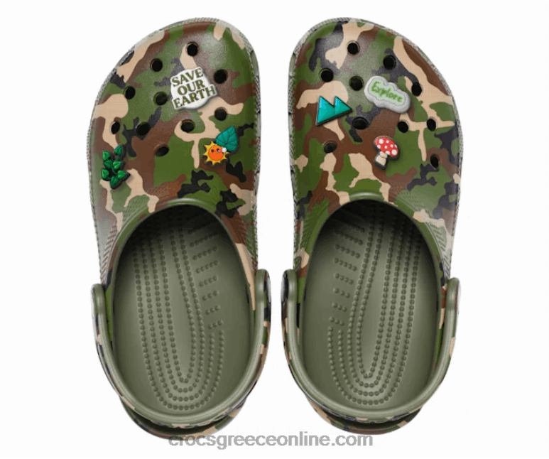 άνδρες sedona prince camo πακέτο στρατός πράσινο/πολυπλ BPZ6D1292 Crocs