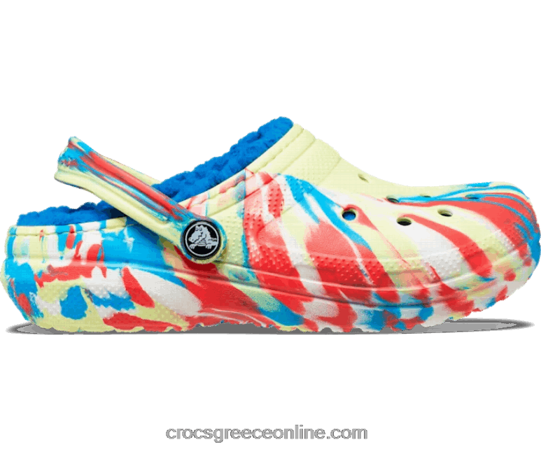 παιδιά μαρμάρινο τσόκαμα για νήπιο με κλασική επένδυση θείο/πολλαπλ BPZ6D1407 Crocs