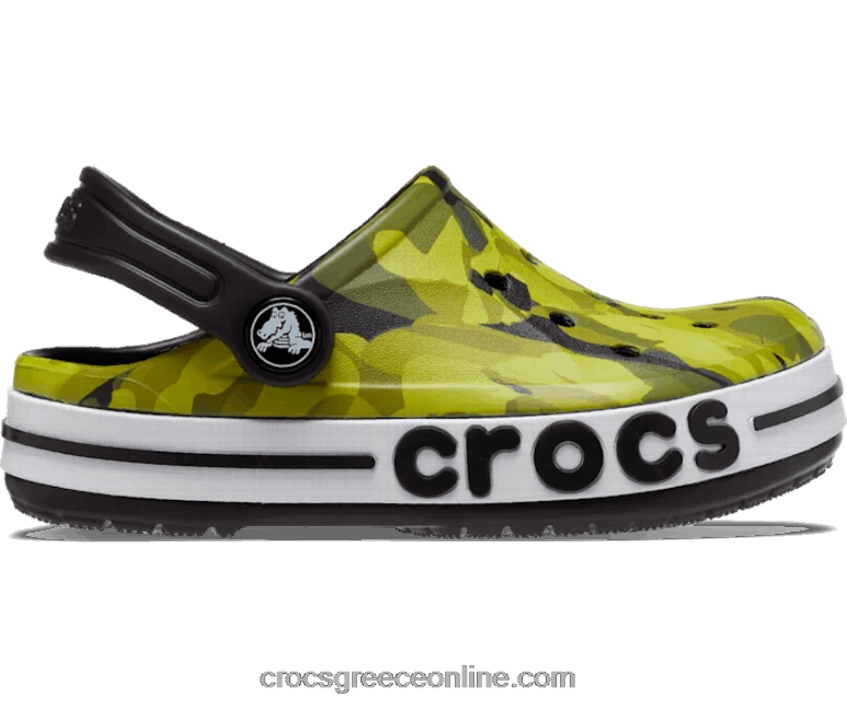 παιδιά τσόκαμα με φυσαλίδες bayaband για νήπια μαύρο/πολλαπλό BPZ6D1385 Crocs