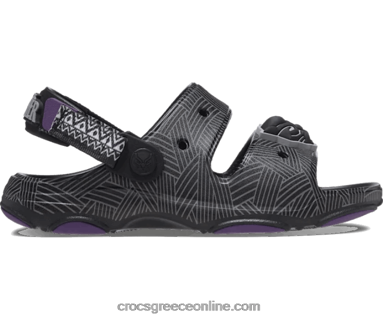 παιδιά πέδιλο παντός εδάφους μαύρο panther πολυ BPZ6D1634 Crocs
