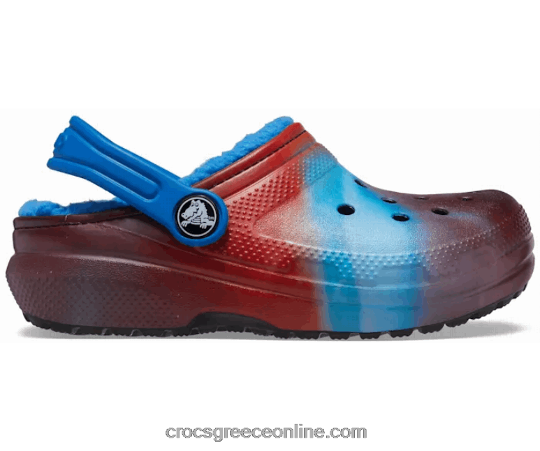 παιδιά κλασική επένδυση από αυτόν τον κόσμο φωτεινό κοβάλτιο BPZ6D1505 Crocs
