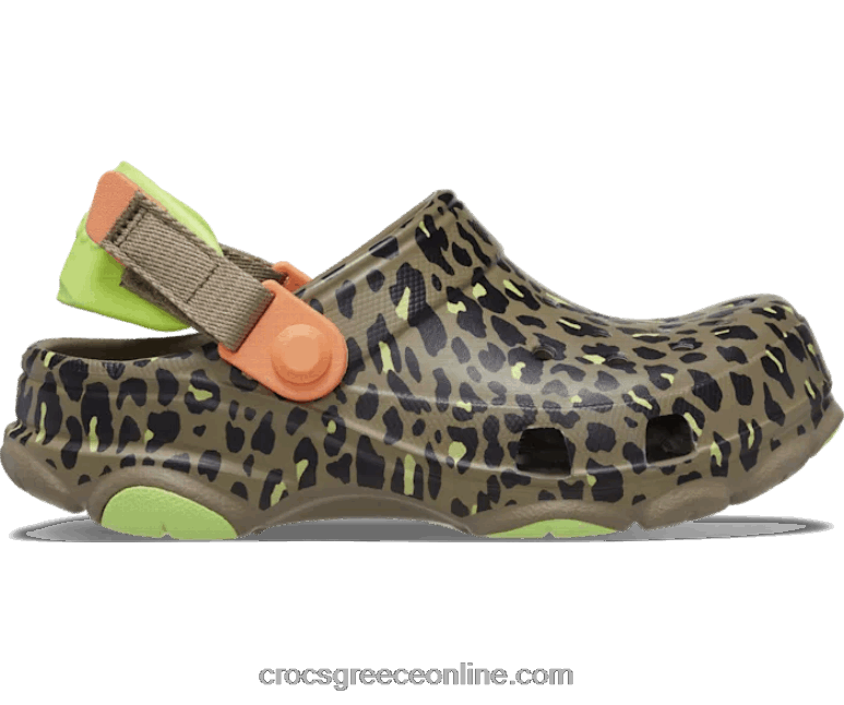 παιδιά παντός εδάφους μακριά από φράξιμο χακί/πολύ BPZ6D1531 Crocs