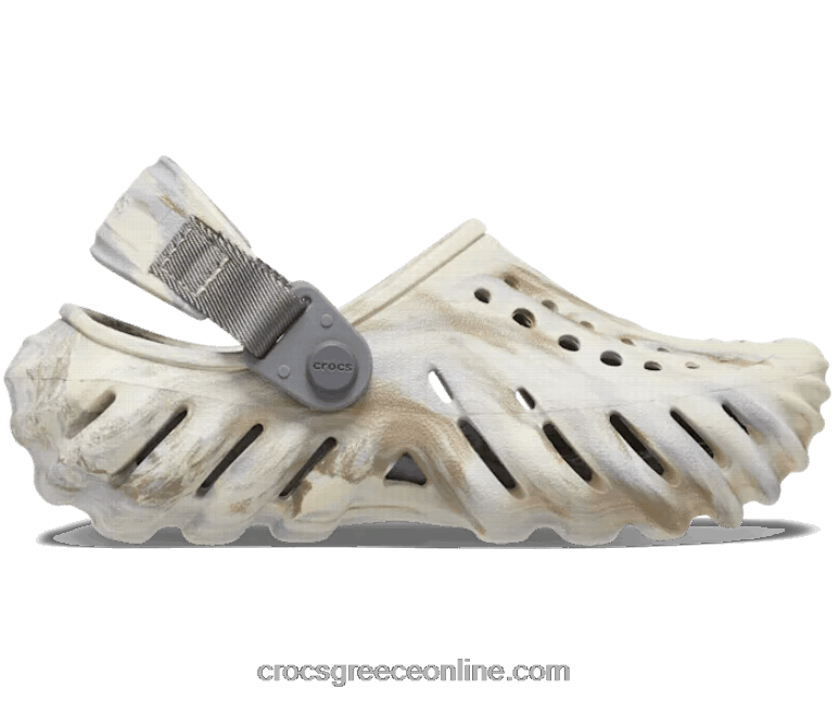 παιδιά ηχώ μαρμάρινο τσόκαρο κόκαλο/πολλαπλ BPZ6D1556 Crocs